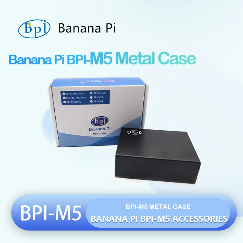 

Металлический корпус Banana Pi BPI-M5, прочный защитный корпус, аксессуары для макетной платы Banana Pi Raspberry Pi
