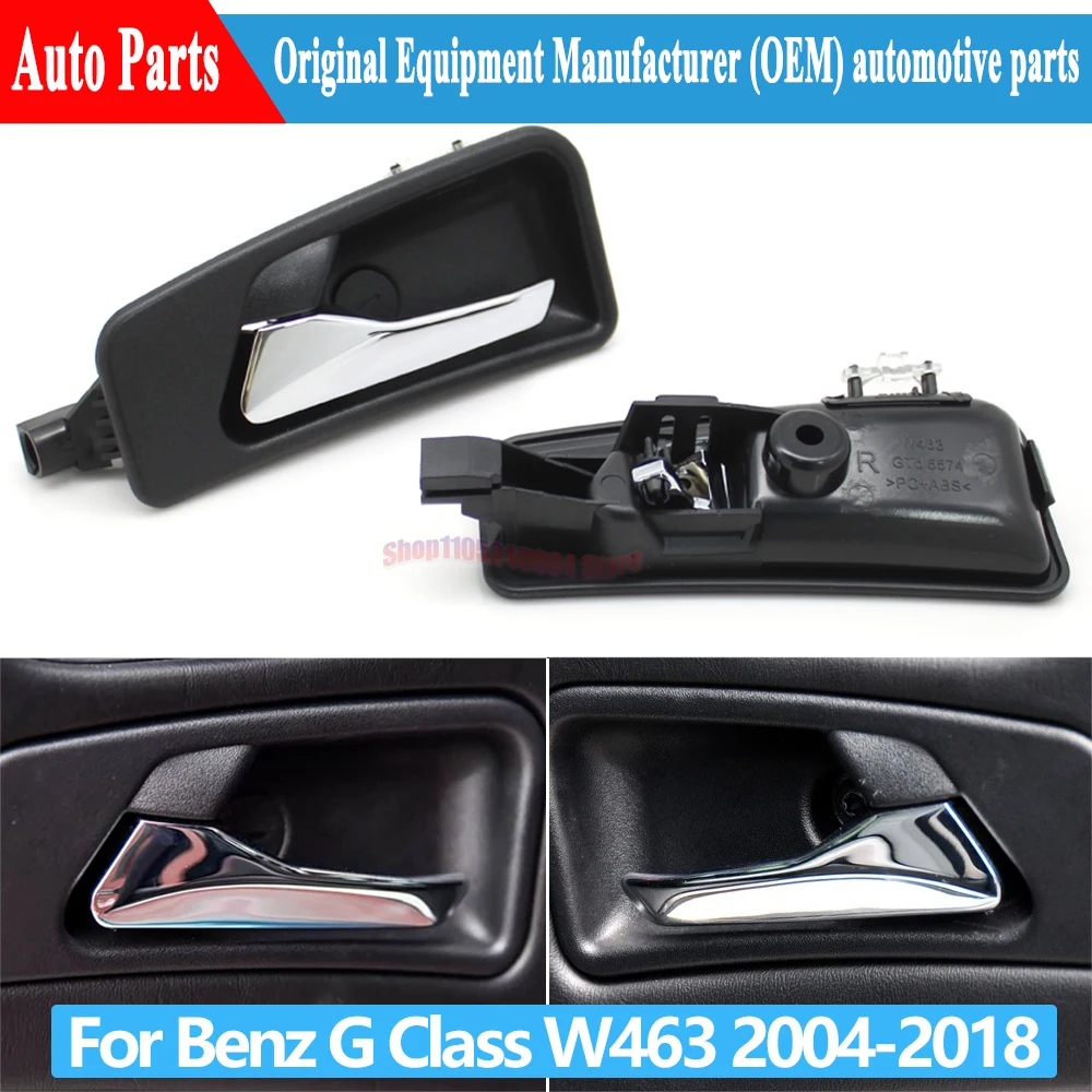 Upgraded Chrome Car Inner Front Rear Left Right Door Pull Handle Assembly For Mercedes Benz G Class W463 2004-2018