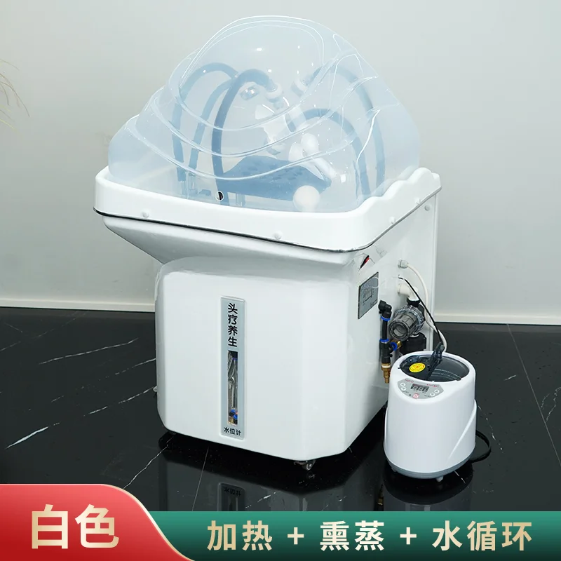 Commercial Moving Hair Spa Washbasin Shaving Salon Basin Beauty Washing Massage Shampoo Equipment Capilar Japones Headspa