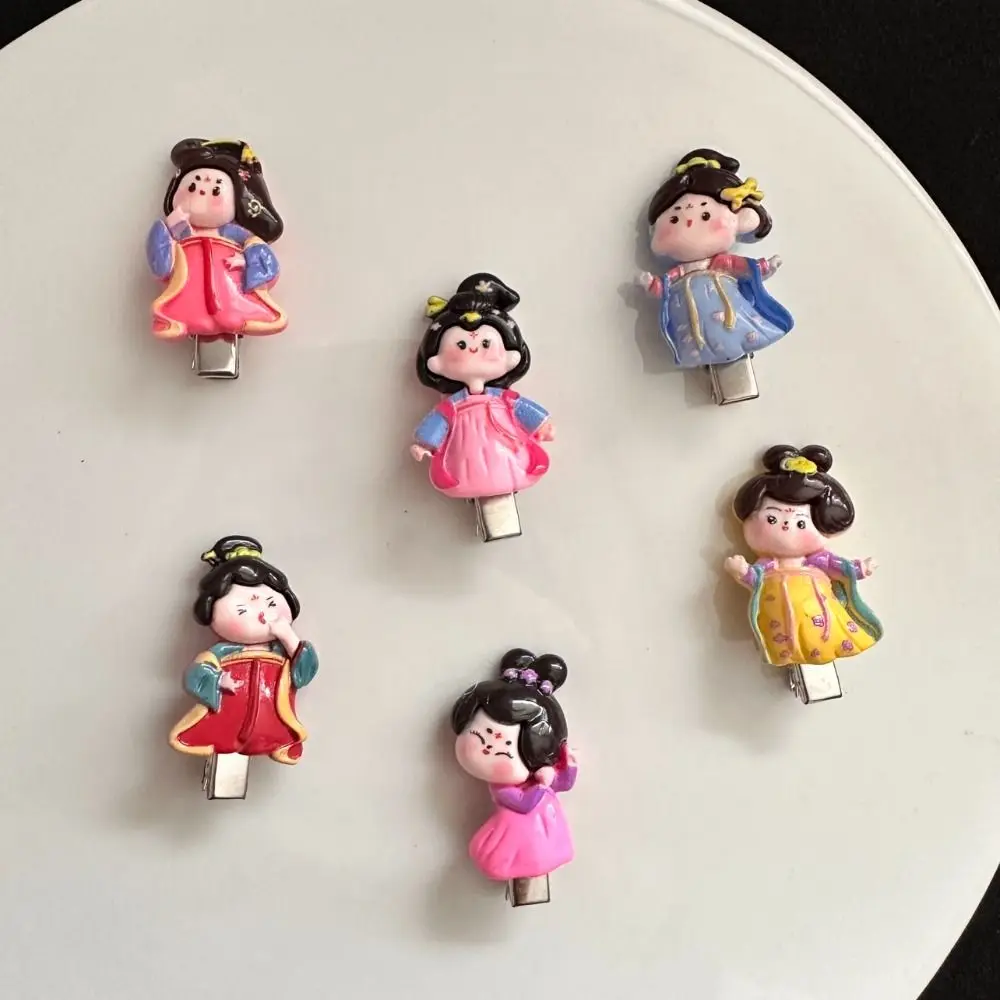 Tang Dynasty Chinese Style Hairpin Tang Suit Hair Clip Imperial Concubine Hanfu Headwear Girl Hair Accessories Duckbill Clip