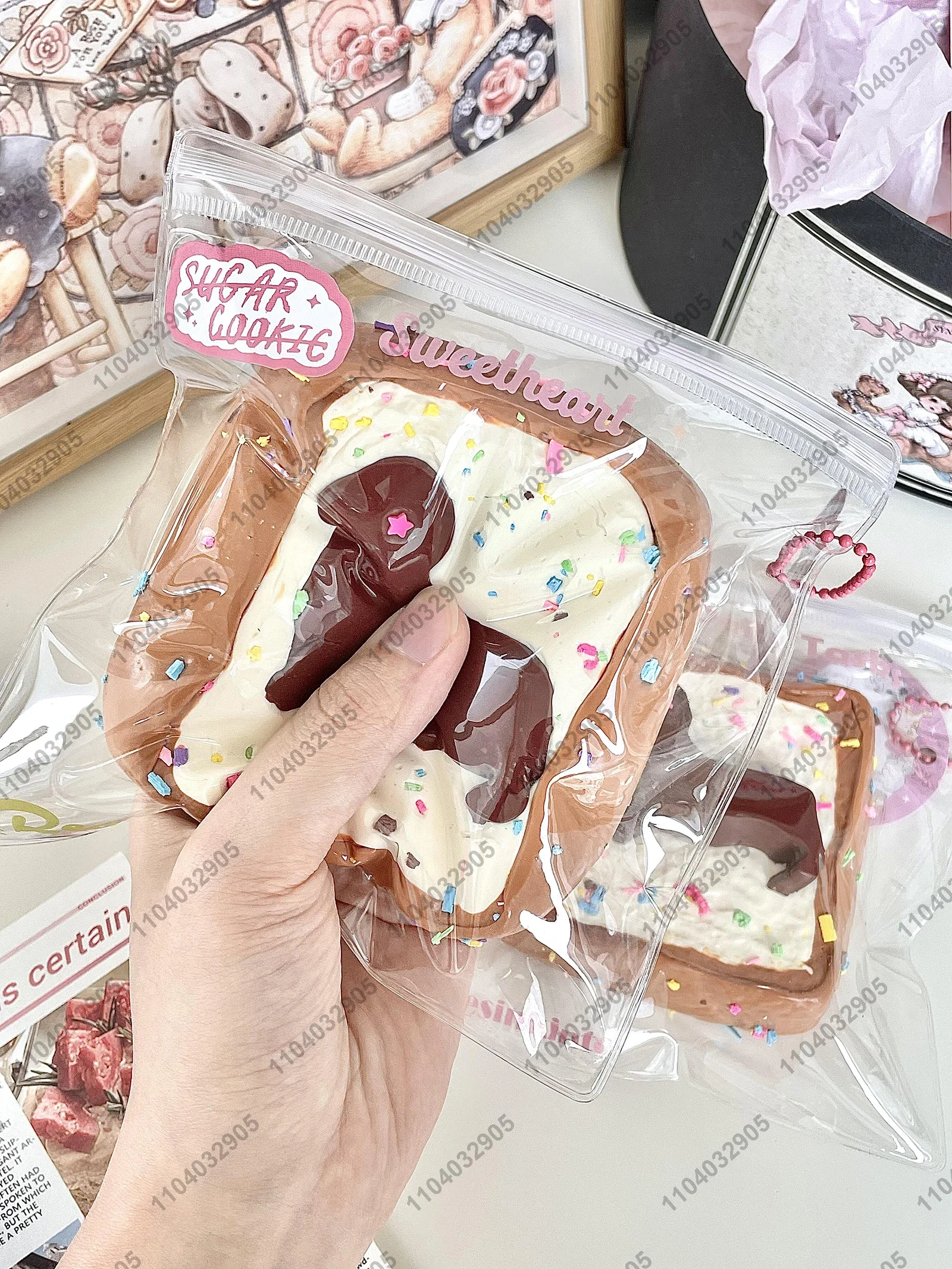 Dachshund Toast Taba Squishy Silicone Doggy Toast Bread Mochi Toy Squishy Squeeze Toy Anti Stress Release Hand Relax Gift