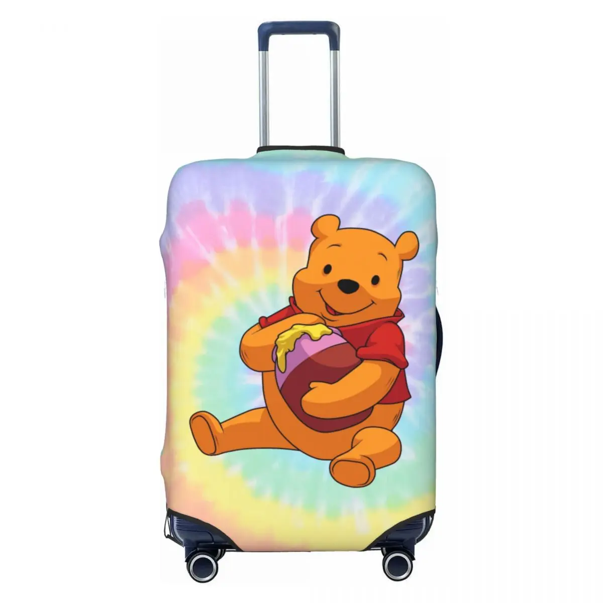 Custom Winnie The Pooh Suitcase Cover Washable Luggage Covers Protector for 18-32 inch