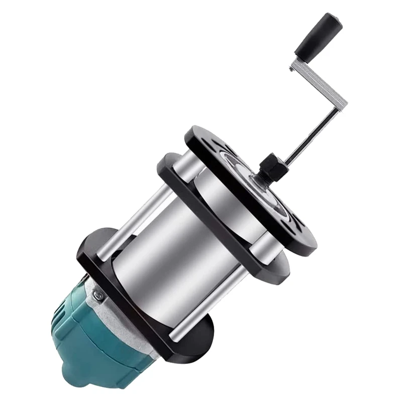 Elevador de enrutador mejorado para motores de 65Mm de diámetro, Base de elevación de placa de inserción de mesa de enrutador de carpintería, negro