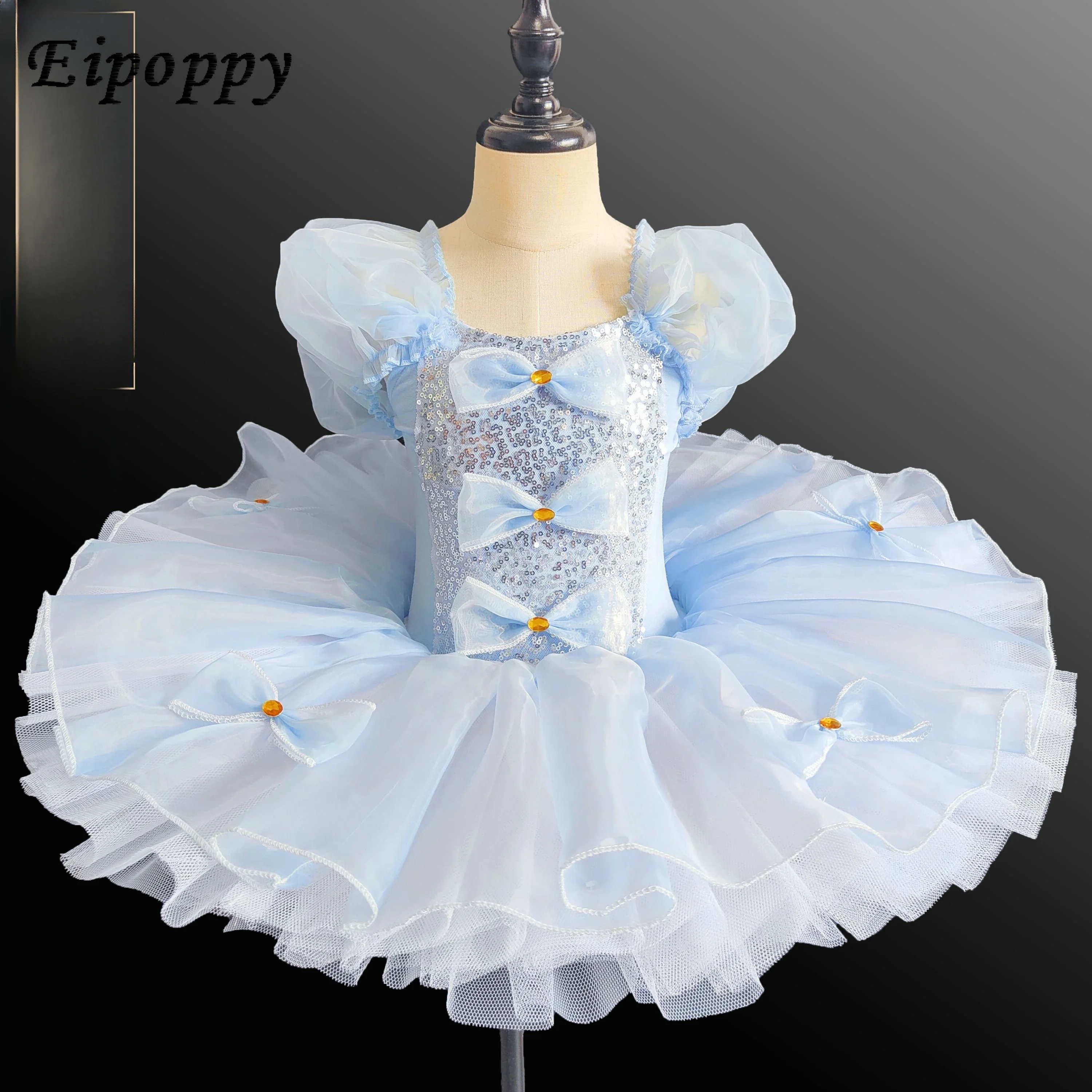 

Children's Ballet Dance Dress Pieces Puffy Gauze Princess Dress Performance and Show Clothing