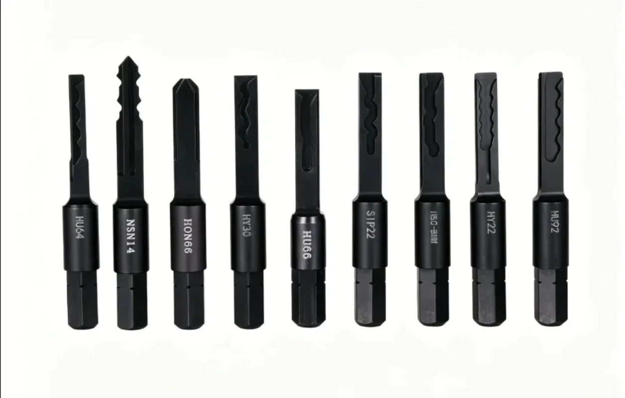 2026 Improved Types HON66 HU64 HU66 HU92 HU100R HY22 HY30 NSN14 SIP22 Strong Force Power Key Master Key for Lock Opening 9PCS