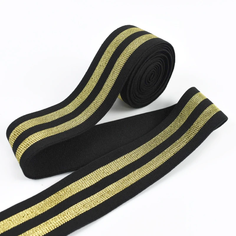 Gold Silver Elastic Band for Sewing, 2/5/10M