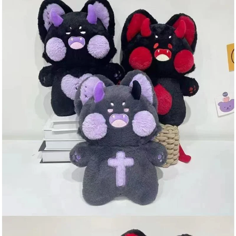 40cm Cartoon Cute Demon Dudu Meow Doll Plush Toy Kawaii Stuffed Fluffy Plushie Toys Doll Birthday Gift for Kids Girlfriend