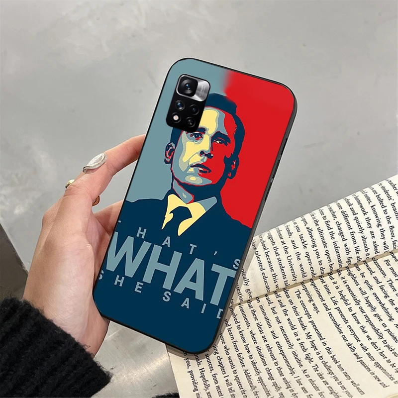 The office Michael Scott  Phone Case For Xiaomi Redmi note 13 12 Pro 11S 11 10 Pro 10S 12S Redmi 10 9C 13C