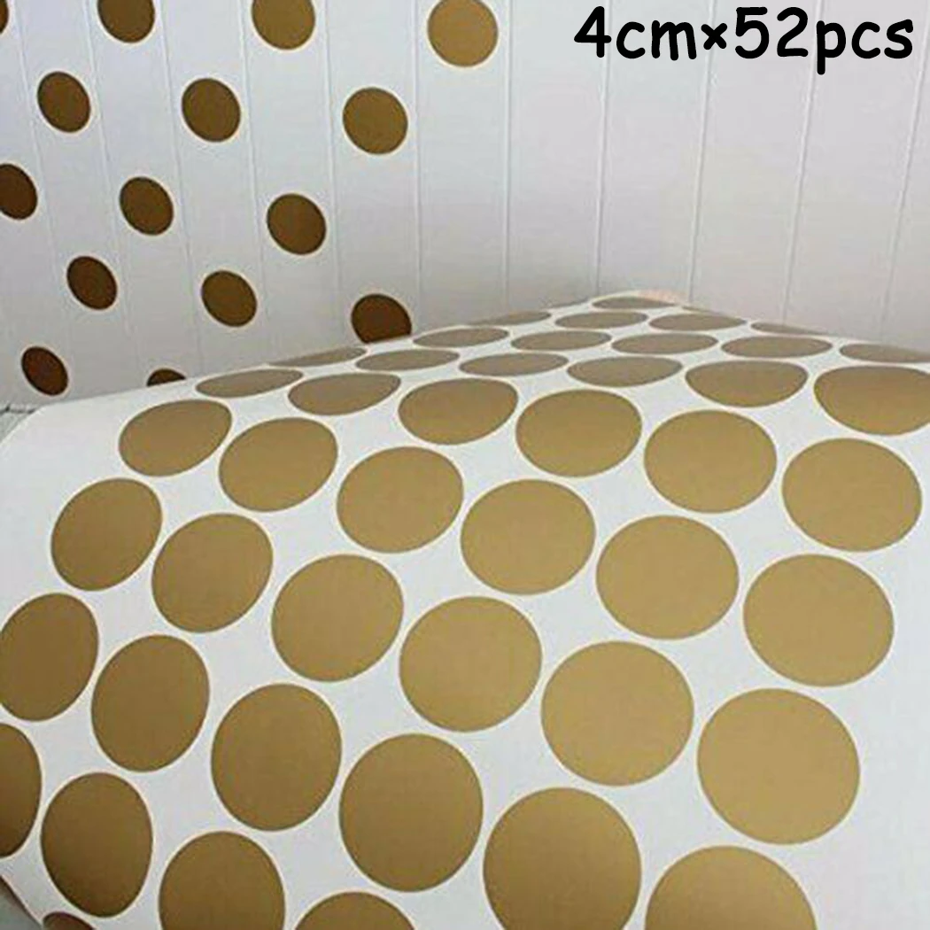 DIY Wall Sticker Living Room Removable Decor Dustproof for kid for polka Dots Stickers Wall Decals Waterproof Creative