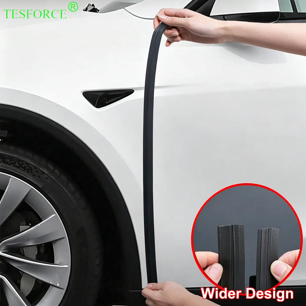 For Tesla Model Y L 2025+ Door Seal Strip Kit Soundproof Rubber Weather Strip Sunroof Seal B-Pillar Sealing Wind Noise Reduction