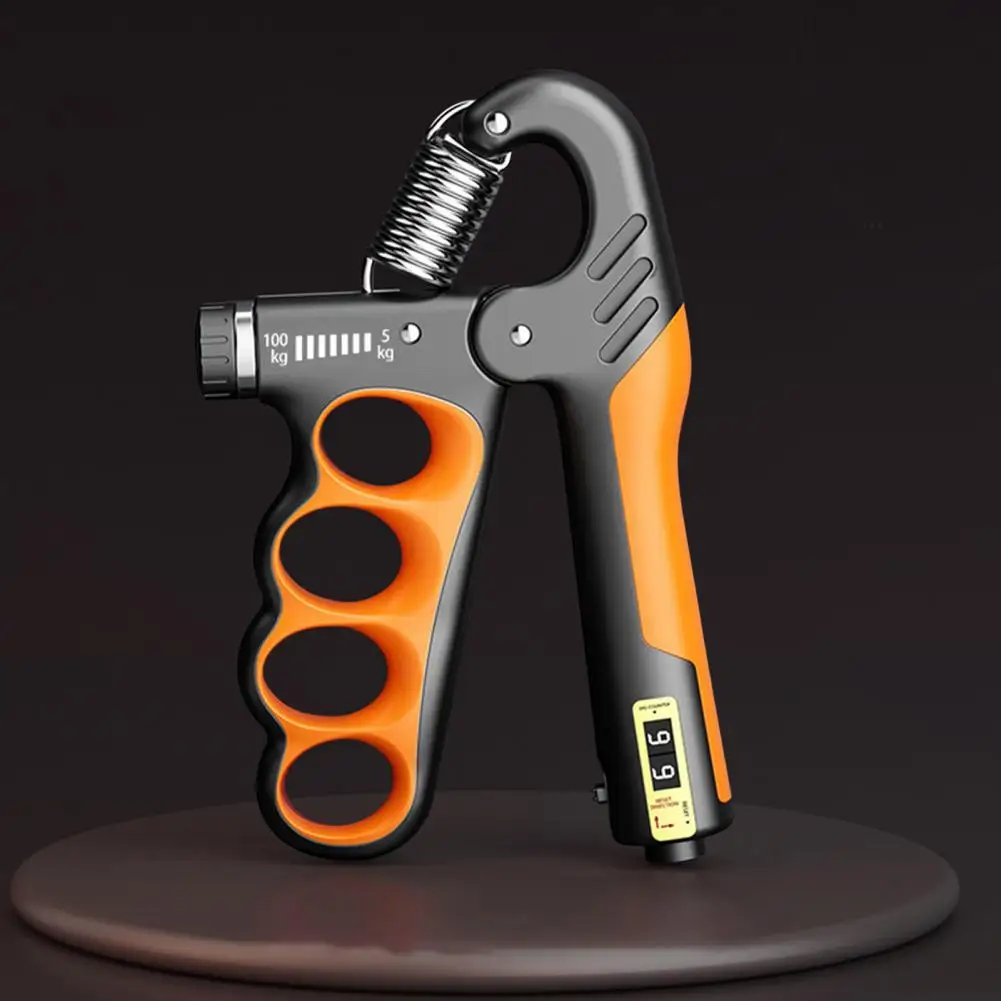 Grip Strength Trainer 5-100KG Mechanical Countable Forearm Exerciser Hand Grip Power Strengthener Developer Feet Massage Tool 90