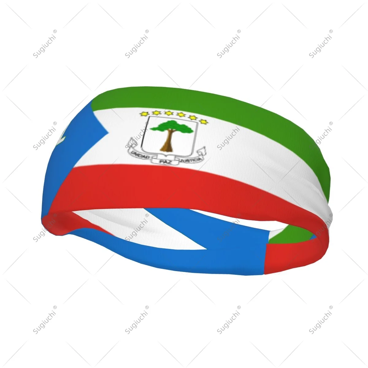 

Эластичные широкие повязки на голову с флагом Экваториальной Гвинеи для мужчин и женщин, для занятий йогой, фитнесом, теннисом, бегом, занятиями в тренажерном зале, спортом