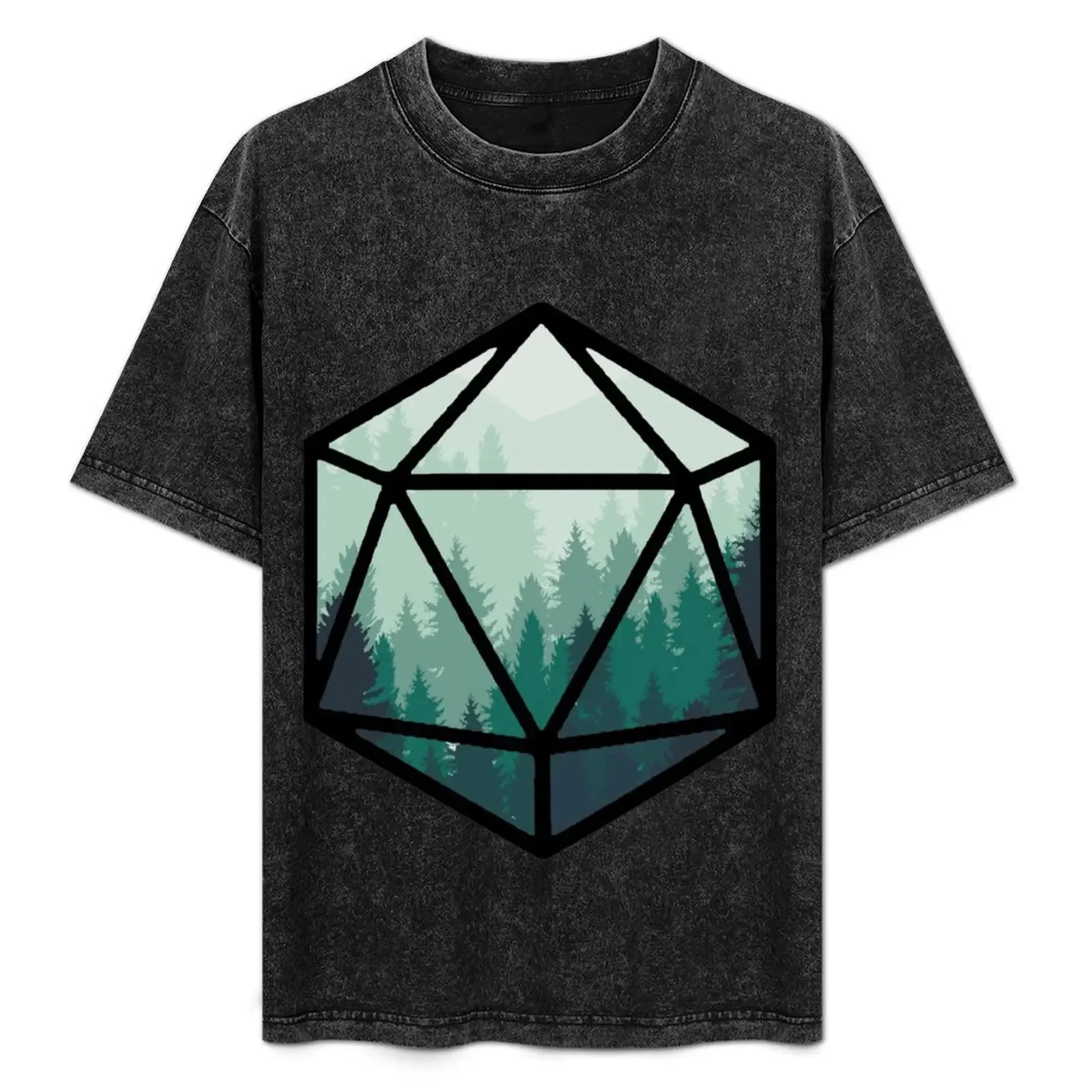 

Green Forest D20 T-Shirt t shirt personalised anime t shirts for man t shirts for man cotton funny essential shirt T-Shirt