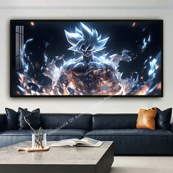 Dragon Ball Hanging Painting Sun Wukong Super Saiyan Anime Decoration Painting Esports Room Bedroom Decoration Mural Painting