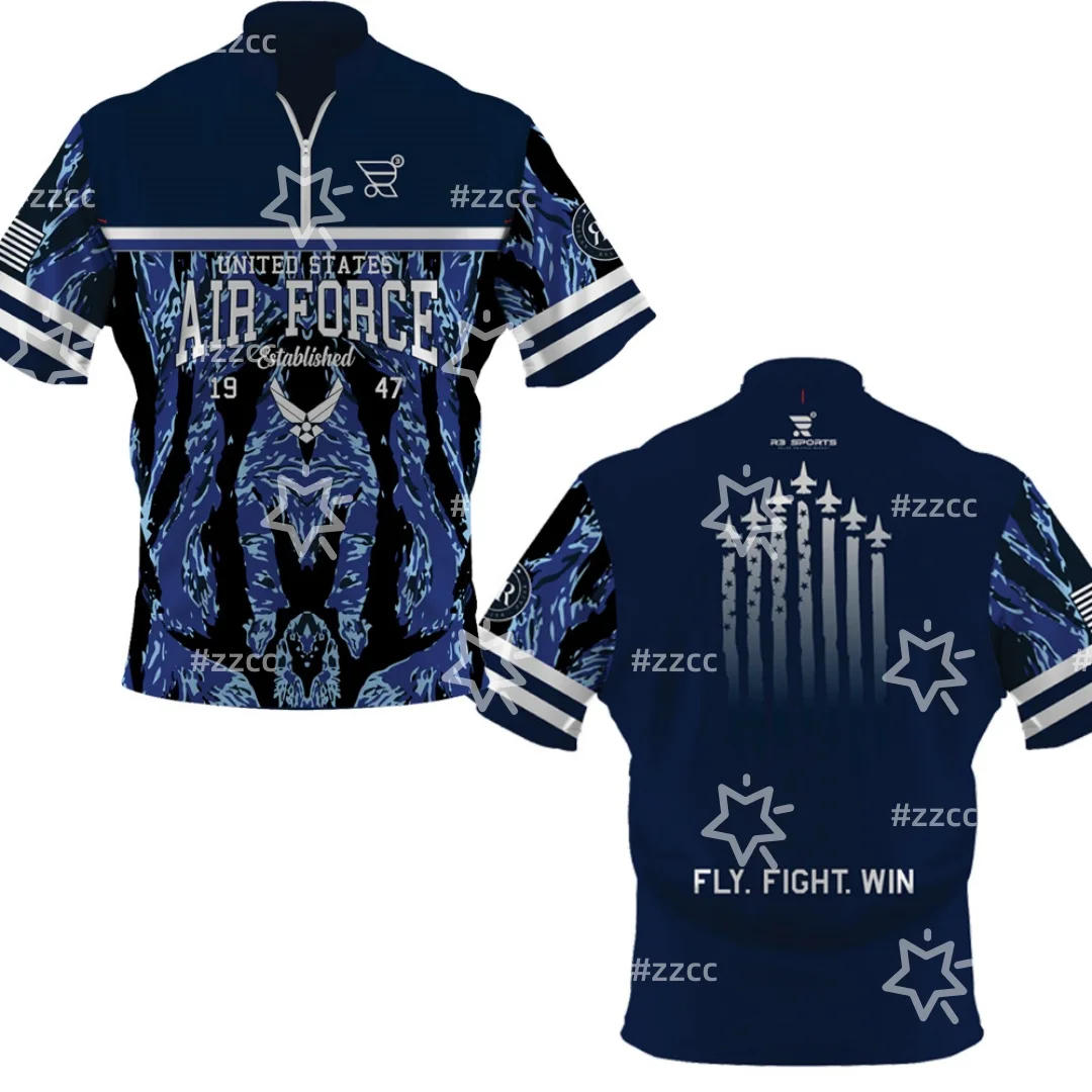 

Sports Apparel - US Air Force Men's Outdoor Sport Polo Shirt 3d Printing Dry Quickly Men's T-Shirt Kid's Clothing Tee Woman