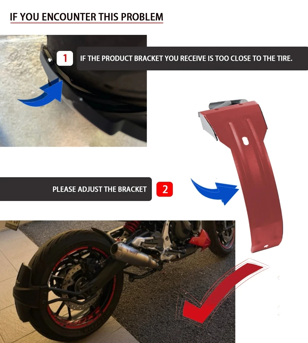 Black Rear Fender for Honda X-ADV 750 2025 2026