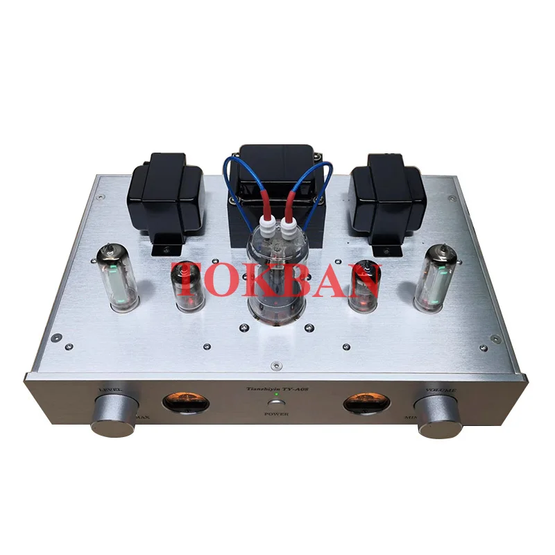 Tokban Fu19 Vacuum Tube Amplifier Diy Kit 4.8w*2 Vu Meter Bluetooth 5.0 2-channel Class A Amplifier Audio