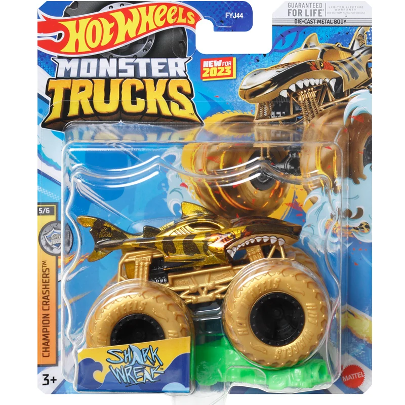 Originele Hot Wheels Auto Monster Trucks Jongens Speelgoed Voor Kinderen 1:64 Diecast Tijgerhaai Batman Ontwijk Oplader Dem Derby Cadeau