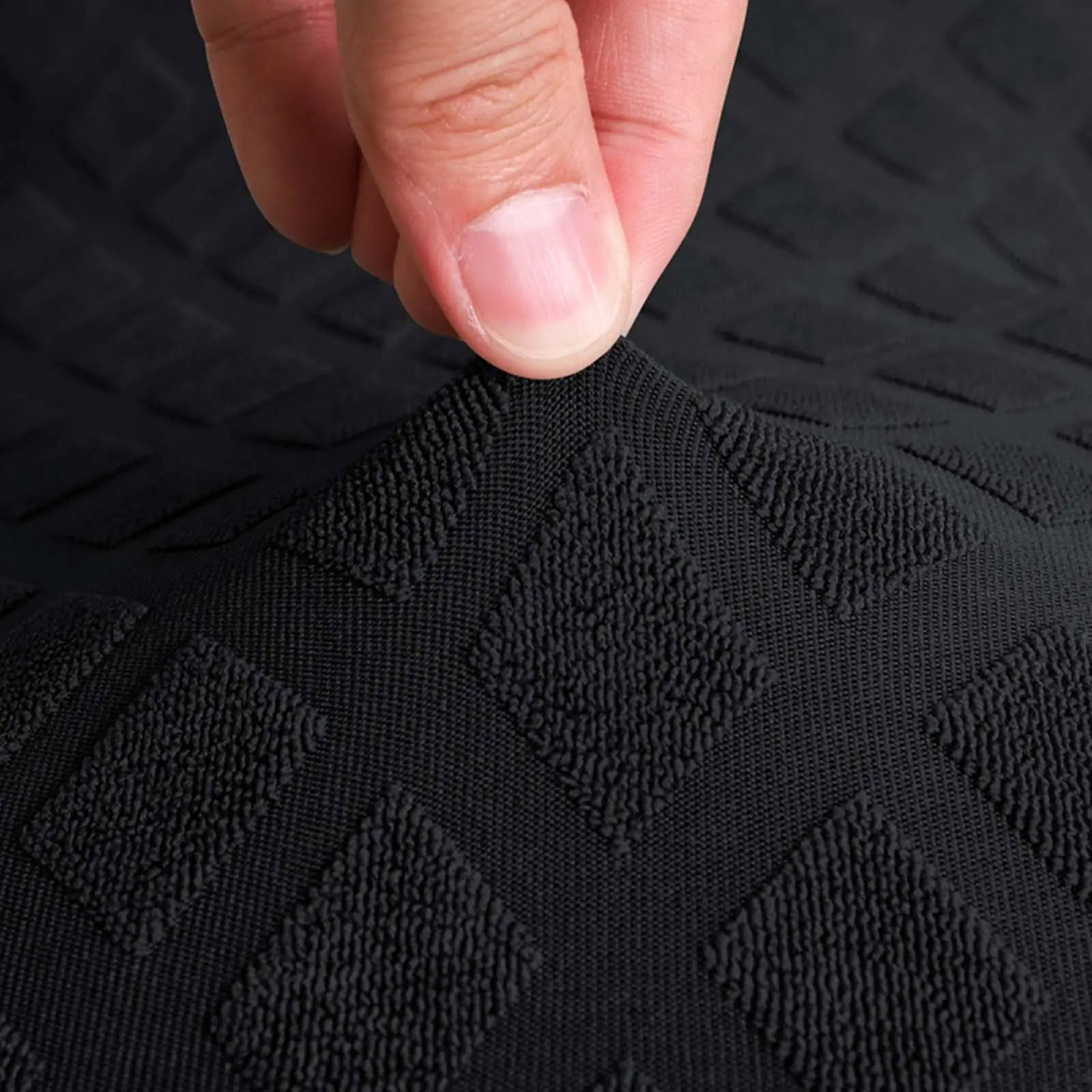 Removable Dustproof Seat Cover Polyester Split Design for Office Chair and Reclining Armchair Protector
