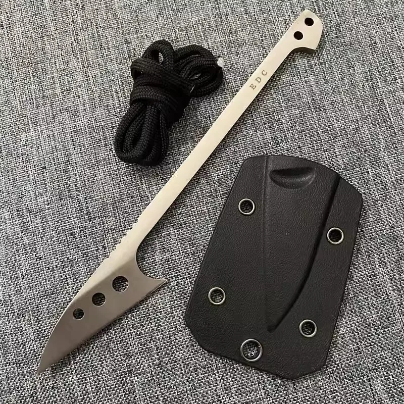 Ferramenta em Aço para Equipamento de Pesca Multifuncional Edc Survival Gadgets com Placa k Scaler de Peixes Arpão 7cr13m