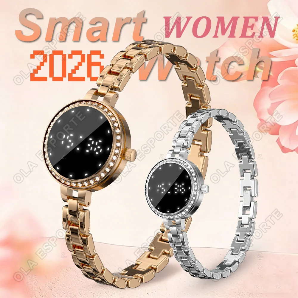 

Smart Watch For Women Wireless Call 100+Sports Modes Fitness Tracking Smartwatch Camera Music Control Women Health Monitor HW12