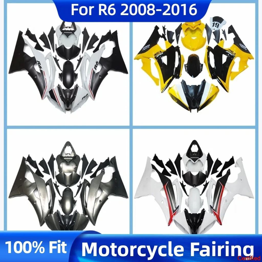 

The new ABS Complete set fairing kit fits the Yamaha R6 2008 2009 2010 2011 2012 2013 2014 2015 2016 Fairing body setting