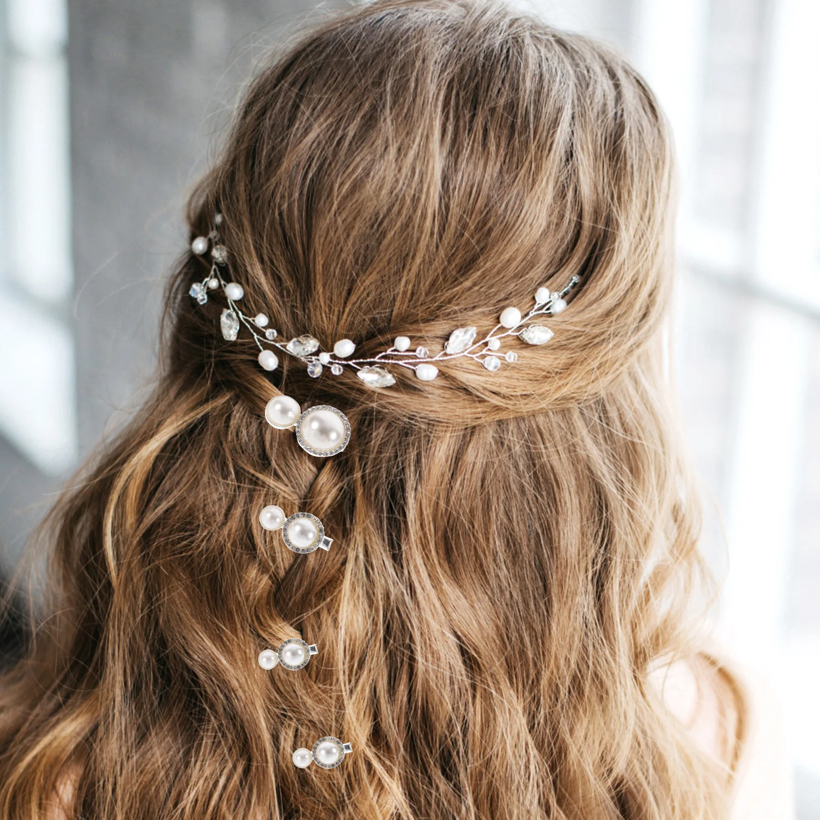 

5, заколки с жемчужными краями, женские золотые аксессуары для волос, свадебная вечеринка, декоративные заколки для волос для девочек, свободная фиксация волос