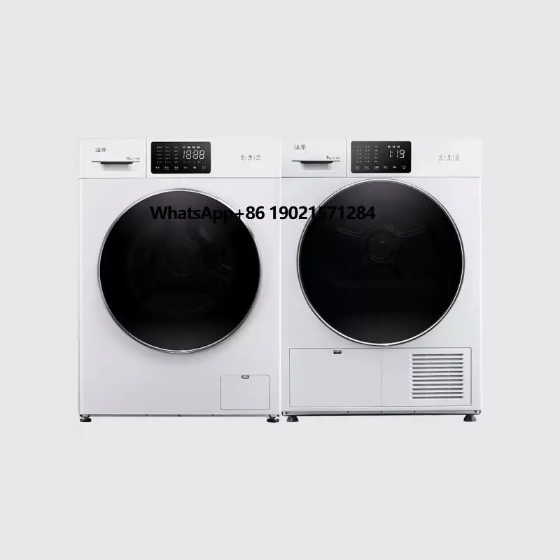 

Youpin Best Seller Frequency Conversion Sterilization | Fallot 10 + 9kg Roller Washing Heat Pump Drying Set Washing