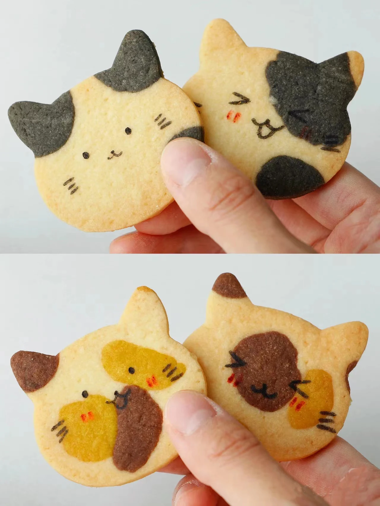 1Pc Cute Cat Pattern Cookie Cutter Mini Animal Shape Biscuit Stamp Kids Party Decoration Accessories And Tools Hand Pressed Mold