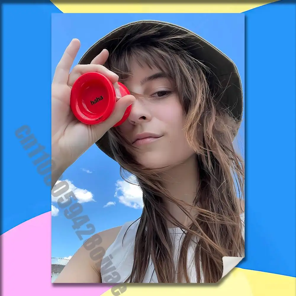 F-Faye Webster I Know Im Funny Haha Poster Wall Murals For Offices 50x70cm Self-adhesive Decoration Sticker Playbill Cover