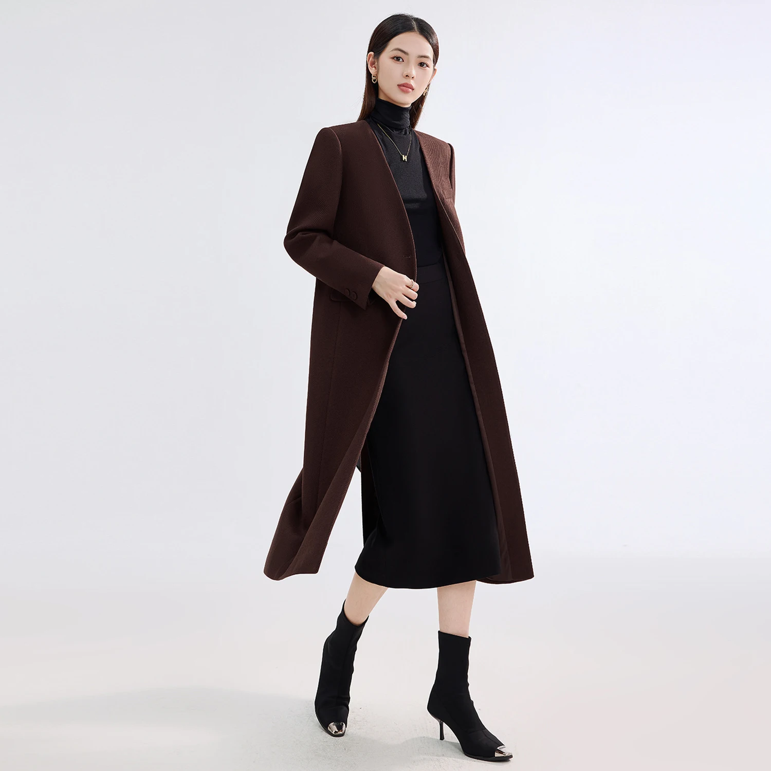 Allingentle Women's Suit Jacket Slim Fit Business 1-Button Blazer Coat Outfit  for Casual Office Customize