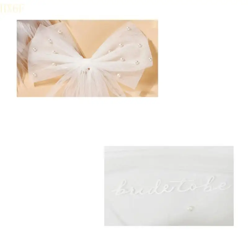 Hx6f elegante véu noiva