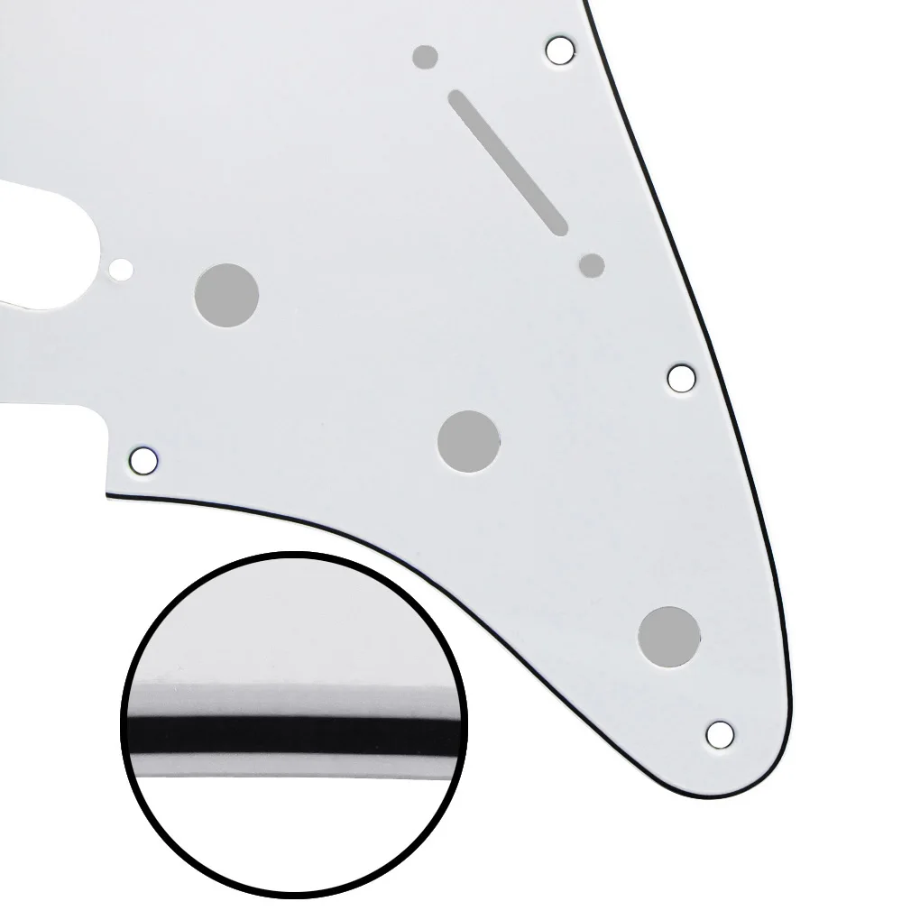 Fleor 1pc st sss E-Gitarre Schlagbrett Kratz platte & Schrauben für 11 Löcher Gitarren teile, 4 Farben wählen – Detail 14