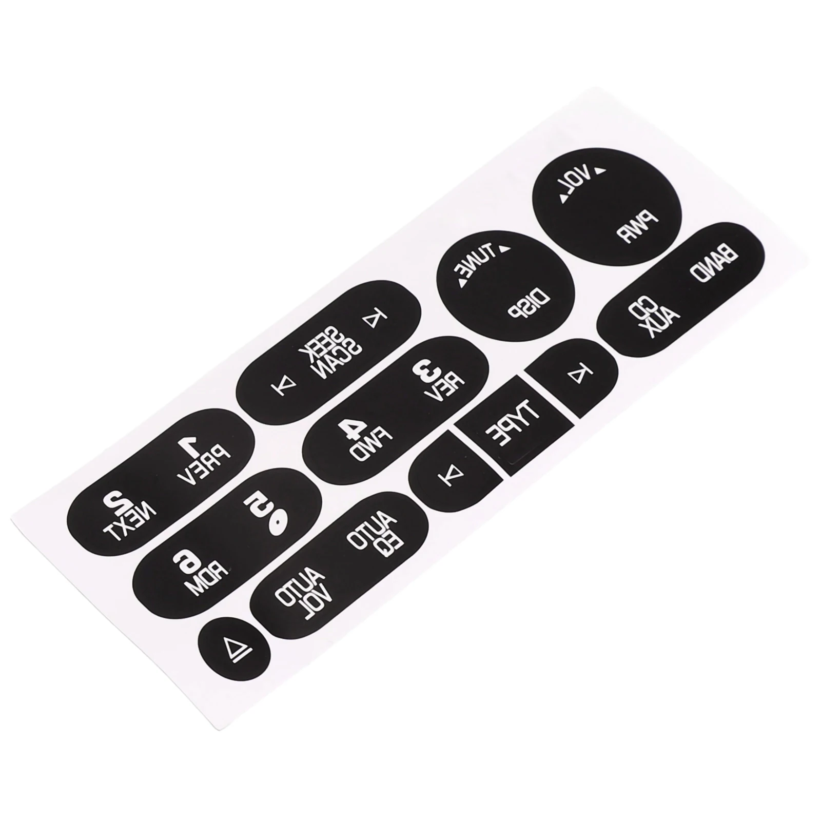 Sticker Kit Repair Sticker Not Fitment Practical Push Button Switches Accessories Black Car Truck Parts Brand New