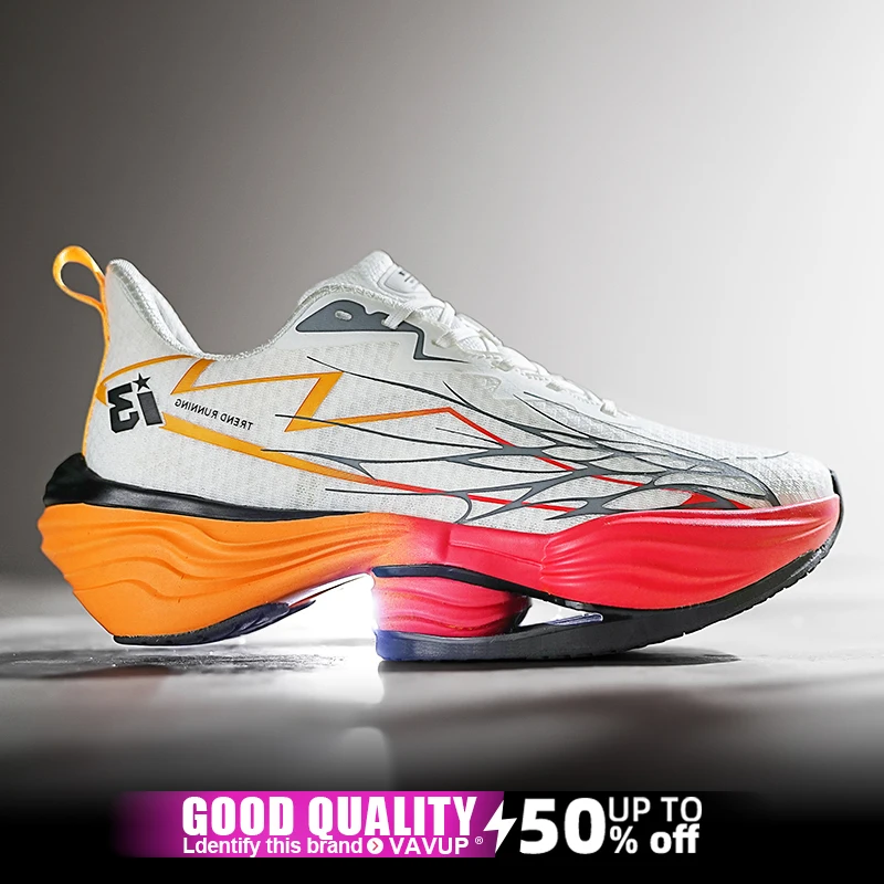 

Men Running Shoes Speciality Marathon Sports Breathable Lightweight Women's Comfortable Athletic Nonskid Carbon Board Sneakers