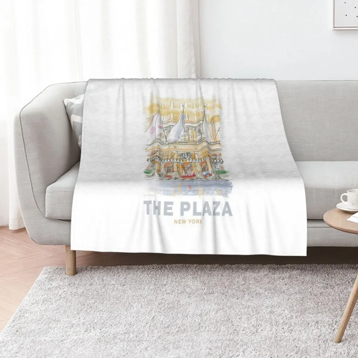 

The Plaza Hotel New York Throw Blanket Blankets For Bed Heavy Decorative Throw blankets and throws Blankets