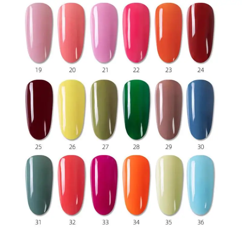 【B】1Pcs Semi Permanent Base Top Coat UV Gel Pure Color Gel Nail Polish Pen For Nails Art Gel Varnish Hybrid Neon Nail Polish image 6