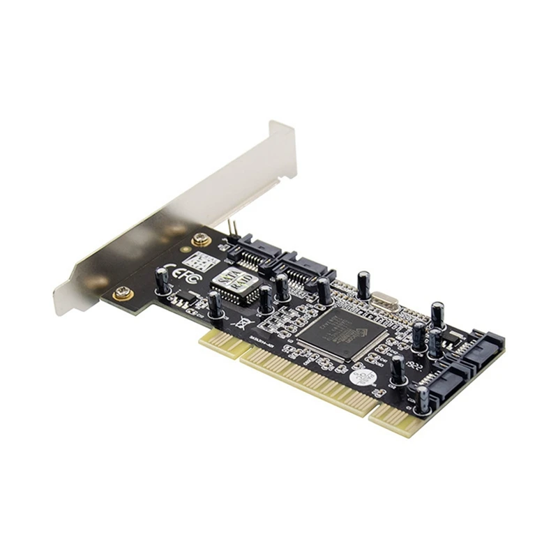 PCI Sil3114 SATA150 4-Channel To SATA RAID Array Card Sil3114 SATA Adapter Controller Chip Card For Computer