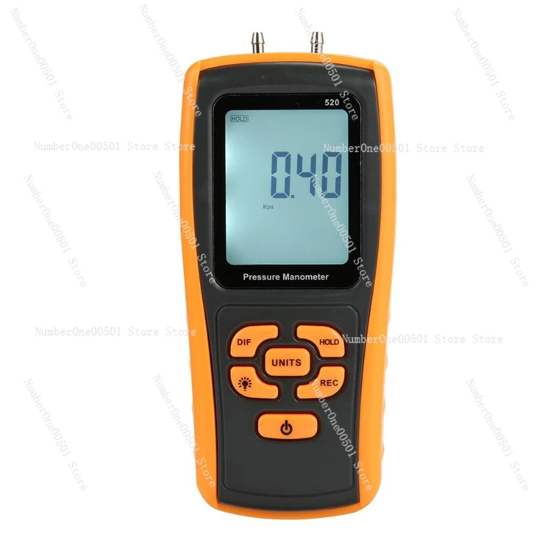 Handheld Digital Pressure GM520 Digital Electronic Differential Pressure Gauge