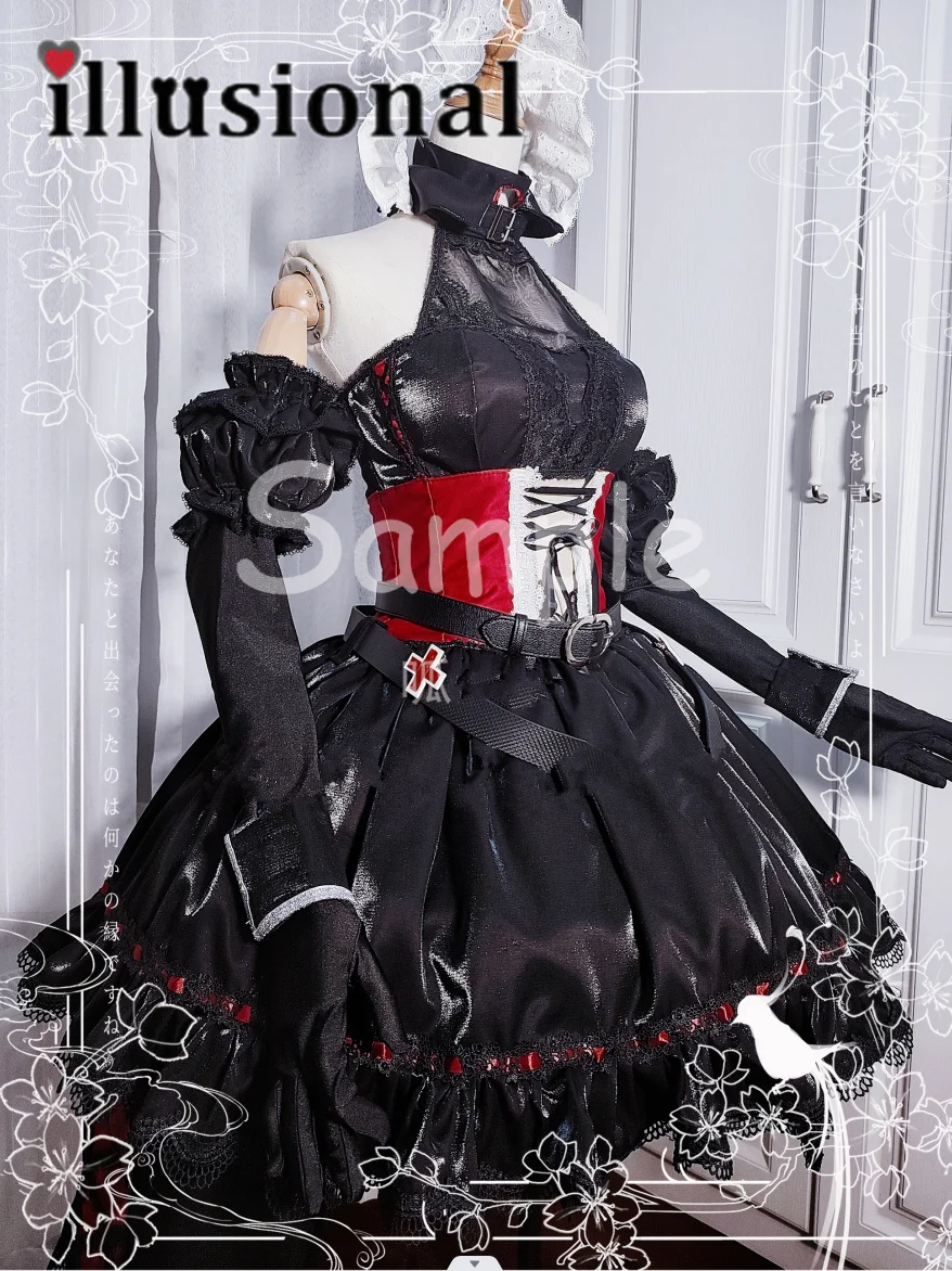 illusional Custom size Azur Lane KMS Prinz Eugen Cosplay Costume KMS Prinz Eugen Dress Female Halloween Costumes