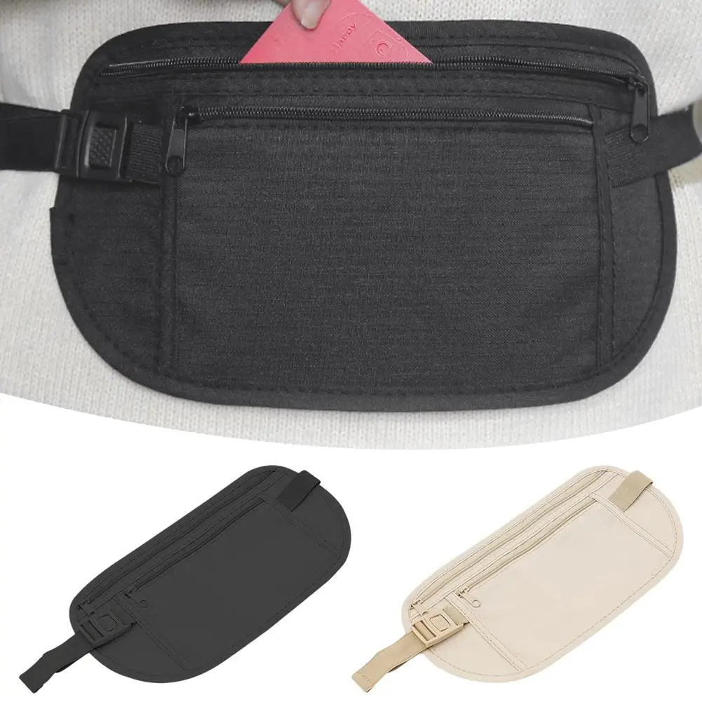 Running Waist Bag, Invisible Travel Waist Bag, Passport, Money Belt Bag, Hidden Safe Wallet, Gift Bag, Money Bag