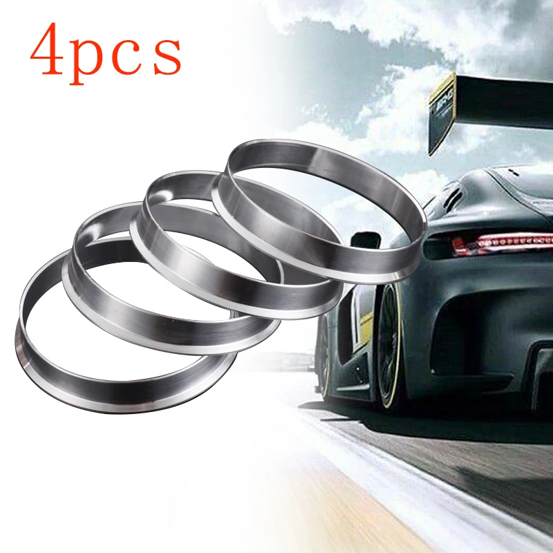 

4pcs Tire Accessories Car Hub Centric Rings Wheel Bore Center Spacer 73.1-60.1/73.1-64.1/73.1-67.1/73.1-57.1/72.6-64.1mm