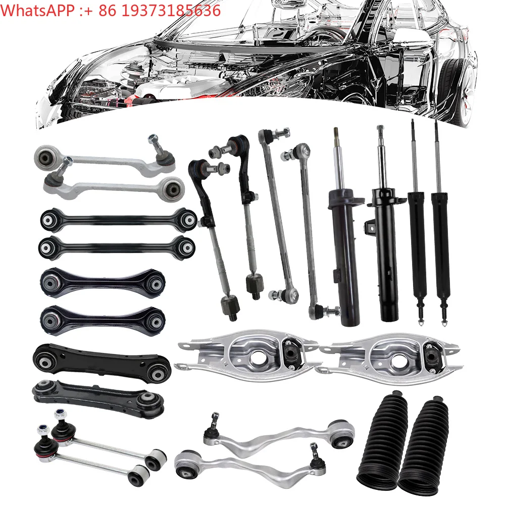For 24Pcs Complete Suspension Kit Shock Absorber Control Arm Sway Bar Link Tie Rod OE# for BMW E90 3 Series