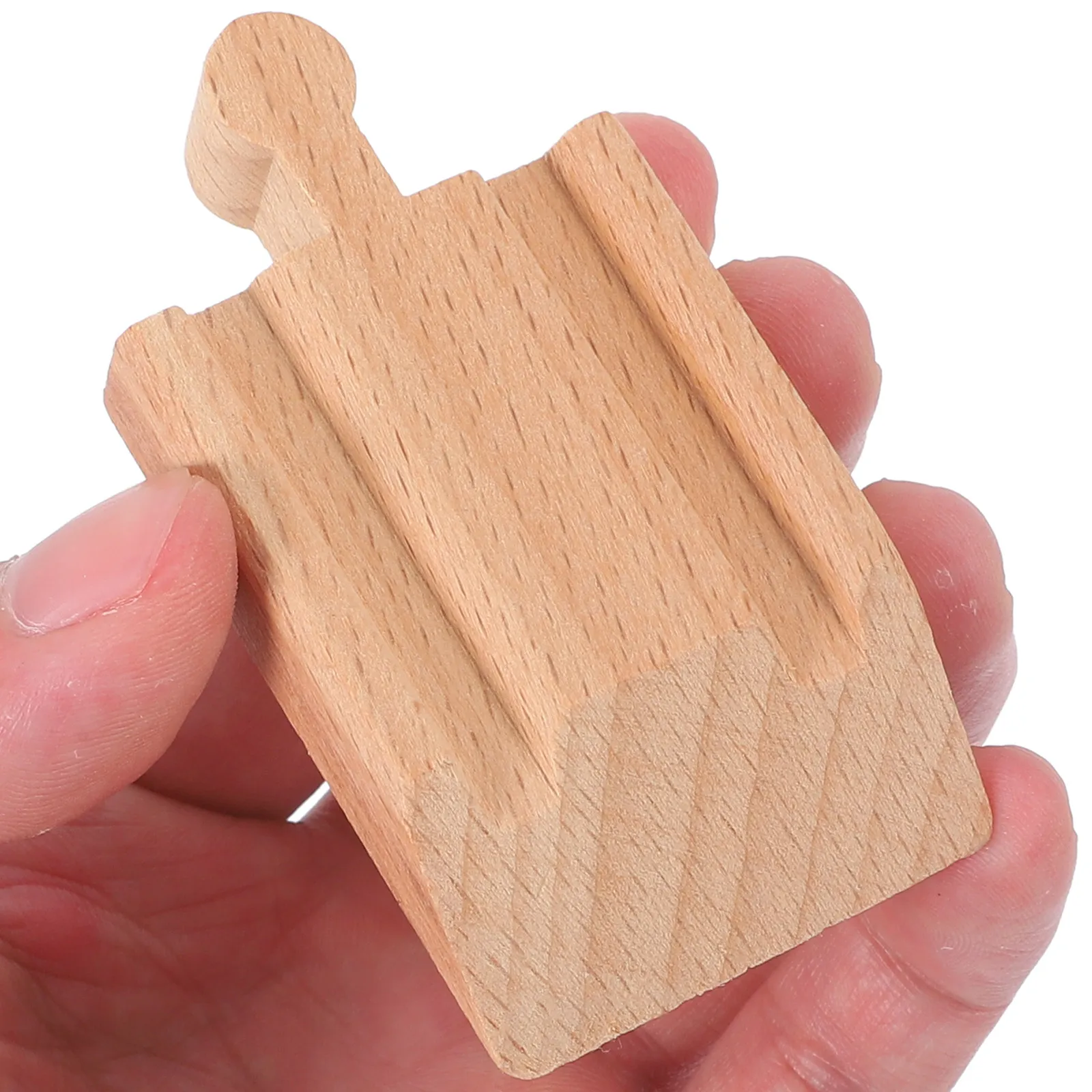 10Pcs Wooden Railway Track Pieces Connects Bridges Stations Tracks Encourages Creativity Fine Motor Skills Kids Train Scene