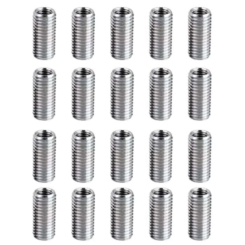 

AB41-40 Pcs Thread Reducing Nuts, M8 Male To M6 Female Thread Screw Sleeve Bolt Conversion Nuts, Threaded Reducers Adapters