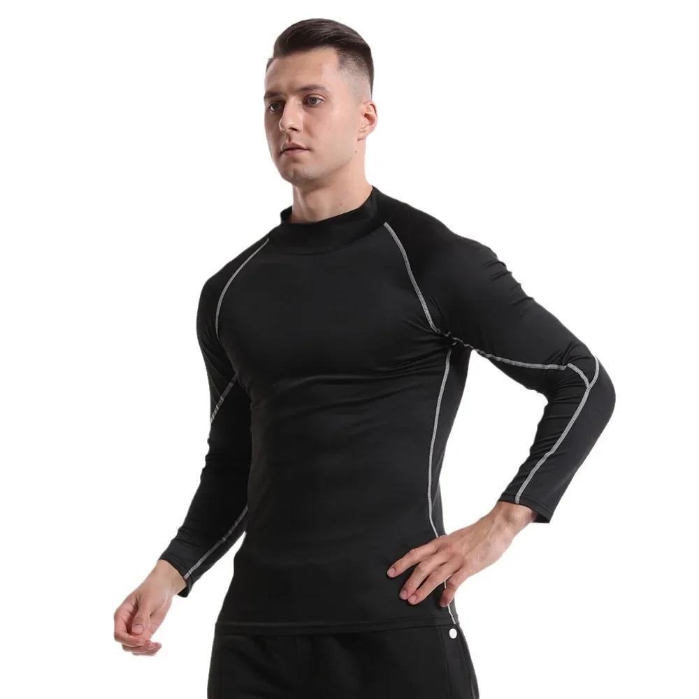 

Men's Compression Shirt Sportswear Workout Gym Fitness Suits Training Jogging Sport Tights Clothing Rashguard Running Tracksuit