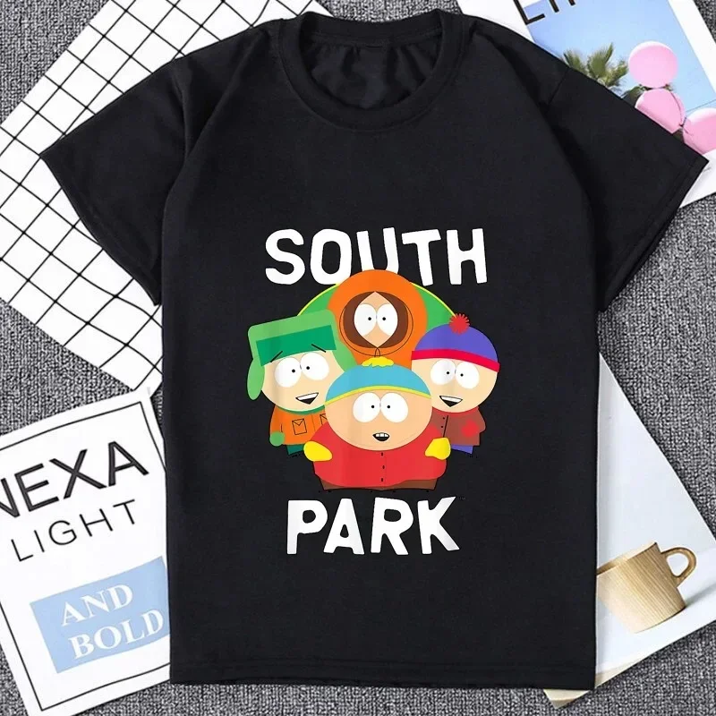 Koszulka dziecięca South Park Retro Hot selling Casual modna wygodna Anime Acg Fans Otaku t-shirt dla chłopców i dziewcząt