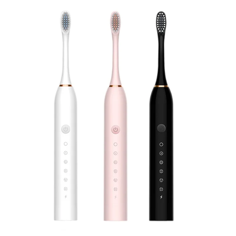 6 Modes Sonic Electric Toothbrush USB Rechargeable Tooth Brush Adult Washable Teeth Whitening and Cleaning Brush X.Q.M.Q X-3