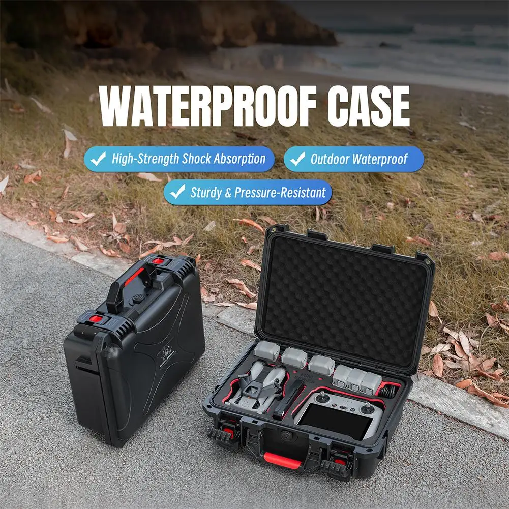 ل DJI MINI 5 Pro حقيبة هارد شل مقاوم للماء ل DJI MINI 5 Pro صندوق حمل مقاوم للانفجار ملحقات طائرة بدون طيار صندوق