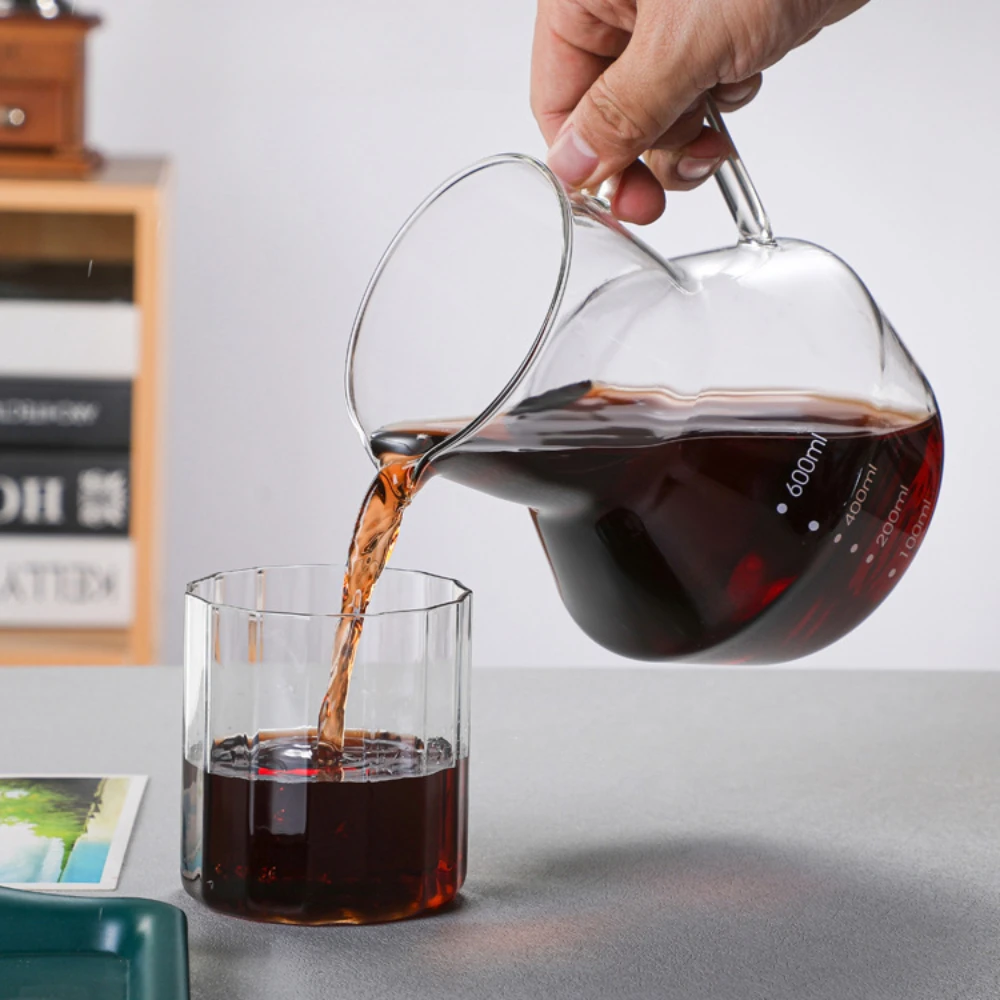 Borosilicaatglas Koffiezetapparaat, 400Ml Papierloos, Herbruikbaar Roestvrijstalen Filter, Druppelbrouwer Koffiepot, Espresso-Accessoires